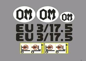 Naklejki oklejenie OM EU3/17.5 Zamiennik