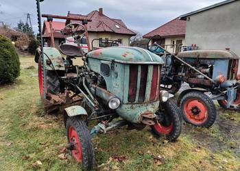 Traktory Hanomag 2 szt 1957 i 1959 rok odtaimler oldtimer w oryginale