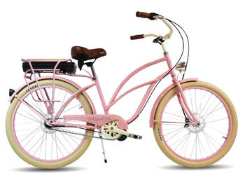 Rower ELEKTRYCZNY ebike miejski 26 / 28 damski Cruiser Royal
