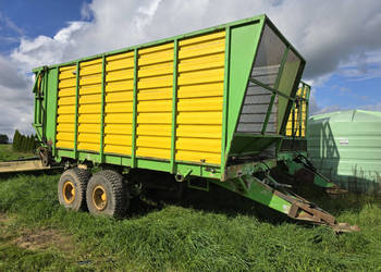 Przyczepa samowyładowcza przestrzenna 27 m3 z klapą