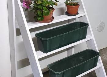 Stojak na kwiaty drewniany