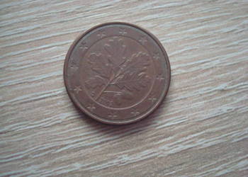 Moneta 5 eurocent 2002 r.