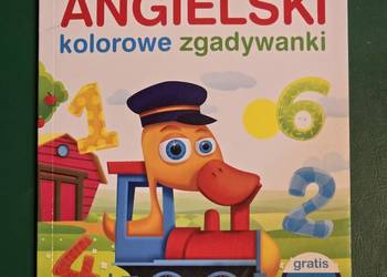Angielski kolorowe zgadywanki 3-6 lat + płyta CD. Nowe.