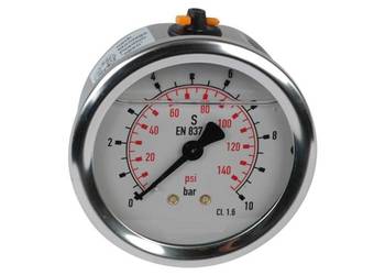Manometr tylny 10 bar MG3-63 gwint 1/4"