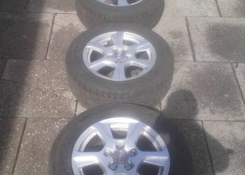 Audi A4 B8 komplet alumfelg z oponami 225/55 R16 5x112 opony zima z 2024r.