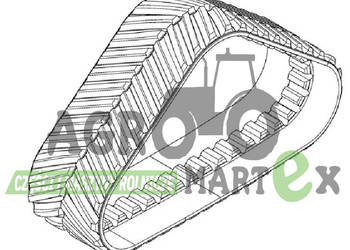 47980810 GĄSIENICA GUMOWA 32 CNH