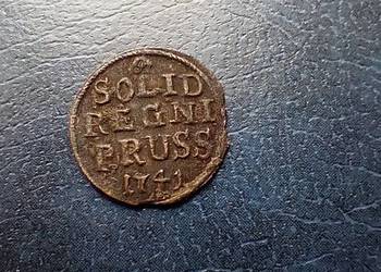 Stare monety 1 szyling 1741 Niemcy srebro