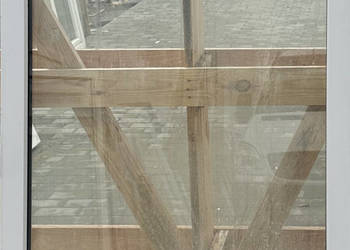 OKNA KacprzaK Witryna 88X100 FIX Używany PCV Plastikowy