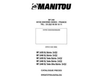 Manitou MT 1440 SL TURBO , 1435 SL TURBO katalog czesci