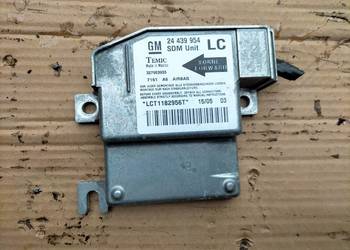 OPEL CORSA C 24439954 MODUŁ STEROWNIK SENSOR AIRBAG