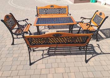 Meble ogrodowe żeliwne