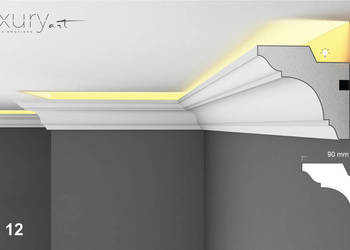 listwa led, sztukateria oświetleniowa , utwardzana , SGL12