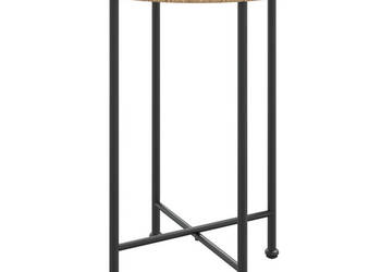 Stół jadalniany Ø55 cm szkło hartowane i stal WM-319434