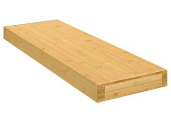 vidaXL Półka ścienna, 60x20x4 cm, bambusowa(SKU:352733)