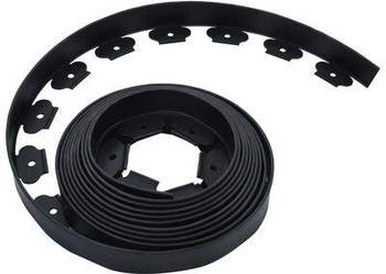 vidaXL Elastyczne obrzeże trawnikowe, 30 kołków, 10 m, 5 cm(SKU48614)