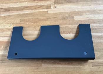 Podwójny wieszak na szlifierki 125 mm – metalowy, malowany