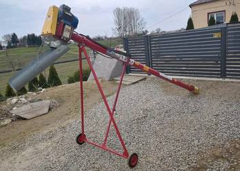 Przenośnik ślimakowy żmijka do zboża Pom Augustów T206/3 jak nowa