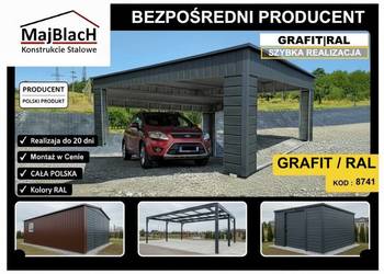 WIATA Samochodowa/ ALTANA /CAROPORT na pojazd / ZADASZENIE   Maj-BlacH