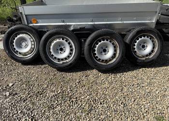 Koła zimowe 5x112 R16 VW 6,5J ET33 57,1 mm + 225/55 Laufenn 2018 r. 4,5/5