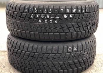 2 x Opona zimowa Bridgestone BLIZZAK LM-22 205/55R16 91H 6-6,5mm 2006rok