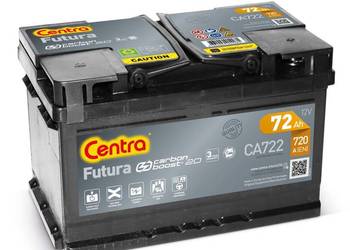 Akumulator 72Ah 720A Centra FUTURA PRAWY PLUS