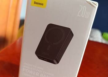 Powerbank BASEUS Magnetic Mini 20000 mAh 20W Czarny NOWY