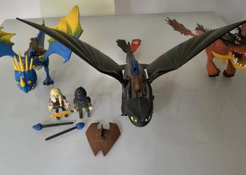Zestaw smoków z bajki Jeźdźcy smoków Playmobil