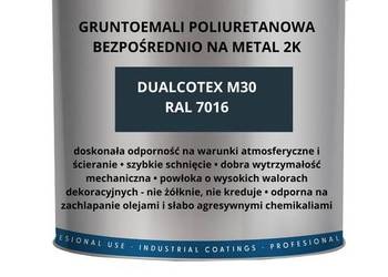GRUNTOEMALIA  FARBA POLIURETANOWA  RAL 7016 20L GRUNTOEMALIA  FARBA POLIURETANOWA  RAL 7016 20L