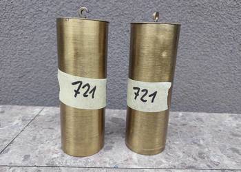 721 obciążniki 2szt wagi starego zegara linkowego żyłkowego 1,4kg