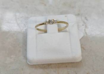 Złoty Nowy pierścionek z cyrkoniami roz.17.pr.333 Złoty Nowy pierścionek z cyrkoniami roz.17.pr.333