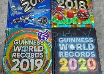 Guinness World Records - zestaw 4 albumów, język angielski, 2015-2020