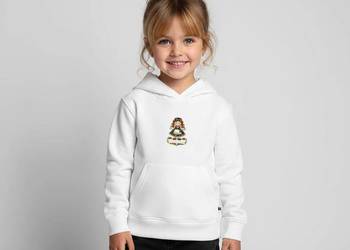 Ekologiczna dziecięca/nastolatkowa bluza premium z kapturem Wrocławianka