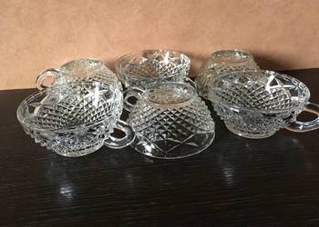 Szkło PRL filiżanki Hortensja, Ząbkowice??? Szkło PRL filiżanki Hortensja, Ząbkowice???