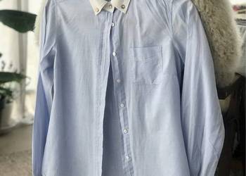 Cienka niebieska damska koszula Massimo Dutti 38 S