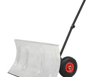 Pług ręczny do odśnieżania na kółkach 100 x 44 cm WM-142915