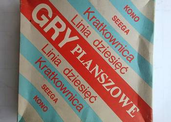 Gry planszowe 4gry w 1pudełku, KONO SEEGA KRATKOWNICA LINIA10