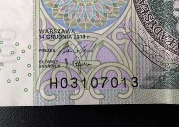 Banknot 100 zł 2019r -radar HO 3107013