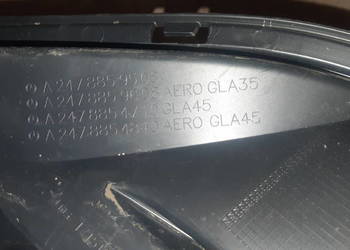 Mercedes GLA Amg H247 Kratka, Spoiler, Dokladka zderzak  A2478859508