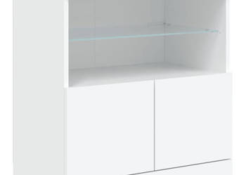 Szafka z oświetleniem LED biała 60x37x67 cm WM-836651