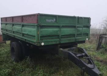 Przyczepa - Wywrotka 3 strony - jednoosiowa kiper rolnicza budowlana