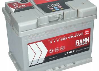 Akumulator 64Ah 610A FIAMM TITANIUM PRO 12V  Prawy Plus