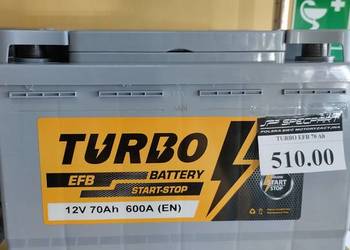 Akumulator  70 Ah TURBO EFB  Szczecin W. Kadłubka 39
