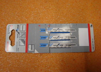 Brzeszczot BOSCH typ: U 118 G 3 szt.  Ref. 2 608 631 770