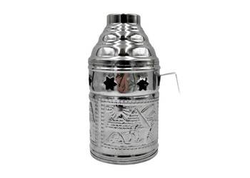 Komin Wiatrochron do Fajki Wodnej Shishy Sziszy Hookah | Silver M03 Rozm.M