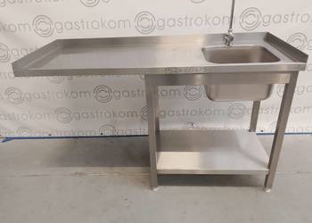 STÓŁ ZE ZLEW-P I MIEJSCEM POD URZĄDZENIE 152X60X85 RANT TPL