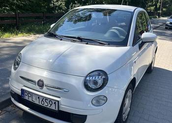 Fiat 500 2009 r. 1.2 benzyna biały 139000 km przebiegu