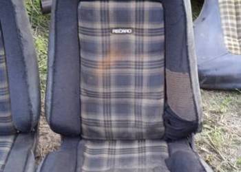 Fotele RECARO Opel Manta B Ascona B wnętrze kanapa