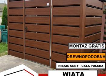 Wiata śmietnikowa|Altana na śmieci / ZADASZENIE / Garaże Garaż – Maj-BlacH