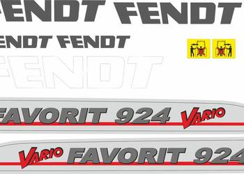Naklejki Fendt Favorit 924 vario i inne modele super mocne zamienniki