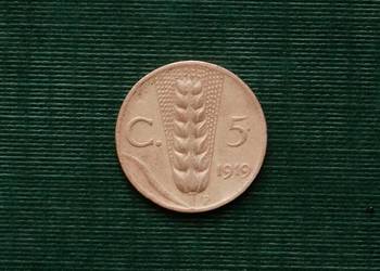 Włochy 5 centesimi, 1919r
